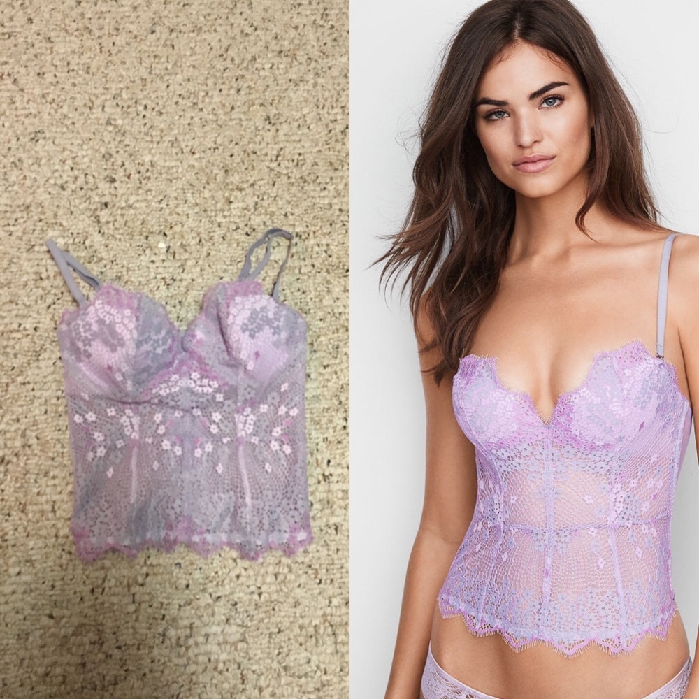 Dream Angels mini floral lace bustier